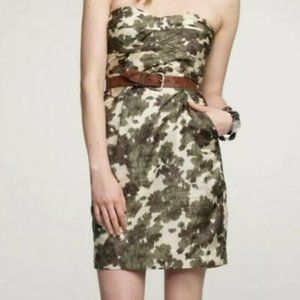 J.Crew | Silk Ikat Bustier Strapless Dress (8)